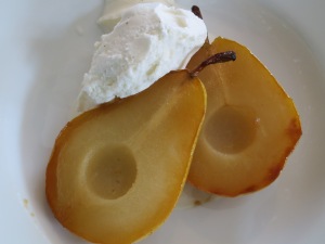 Caramelized Pear with Brandy and Vanilla
